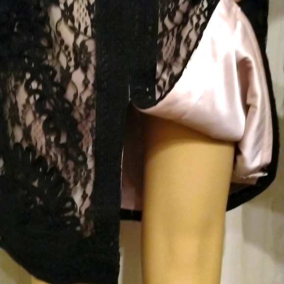 Original Sue Wong sz8 black lace dress NWOT - Picture 11 of 12